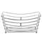 Simplify Wire Towel Basket with Chrome Ball Feet